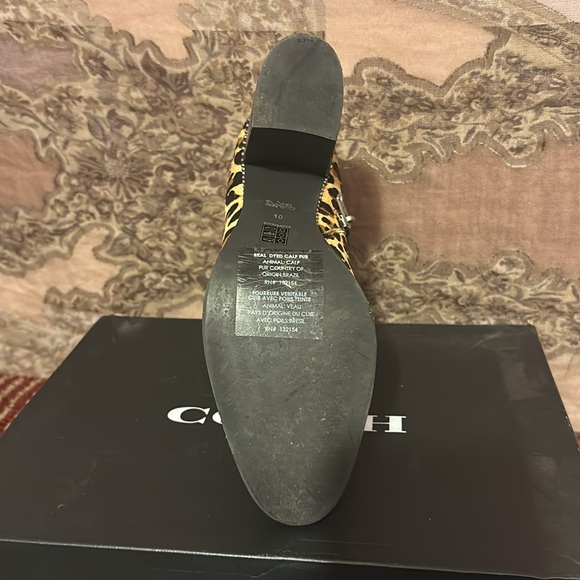 Coach Drea Bead Chain Leopard Bootie size 10 - Picture 4 of 4